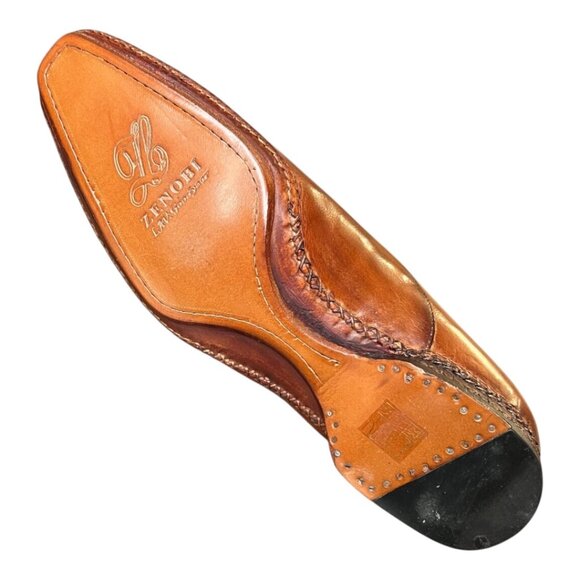 ZENOBI GOODYEAR WELT SADDLE OXFORDS ITALIAN MENS DRESS SHOES NEW EU 42 main image 6